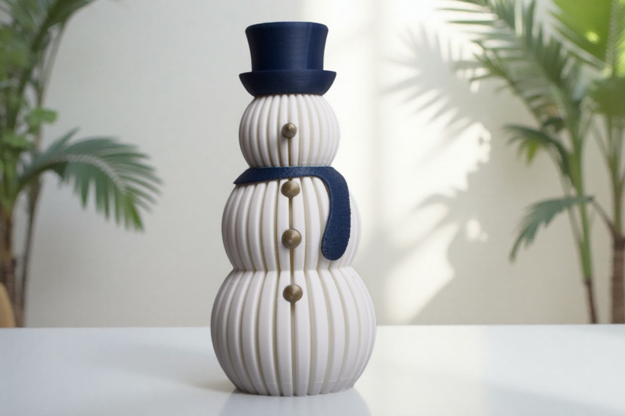 Schneemann | Dekoration | Winterzeit | Weihnachszeit | Weihnachten | Winter | 3D Druck | Figur | Weihnachtsdekoration | Skandinavische Deko