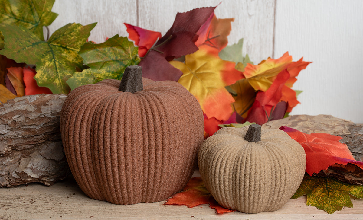 Stilvolle Kürbis Herbstdeko – Moderner Kürbisse aus PLA | Herbst, Halloween & Ganzjahresdeko