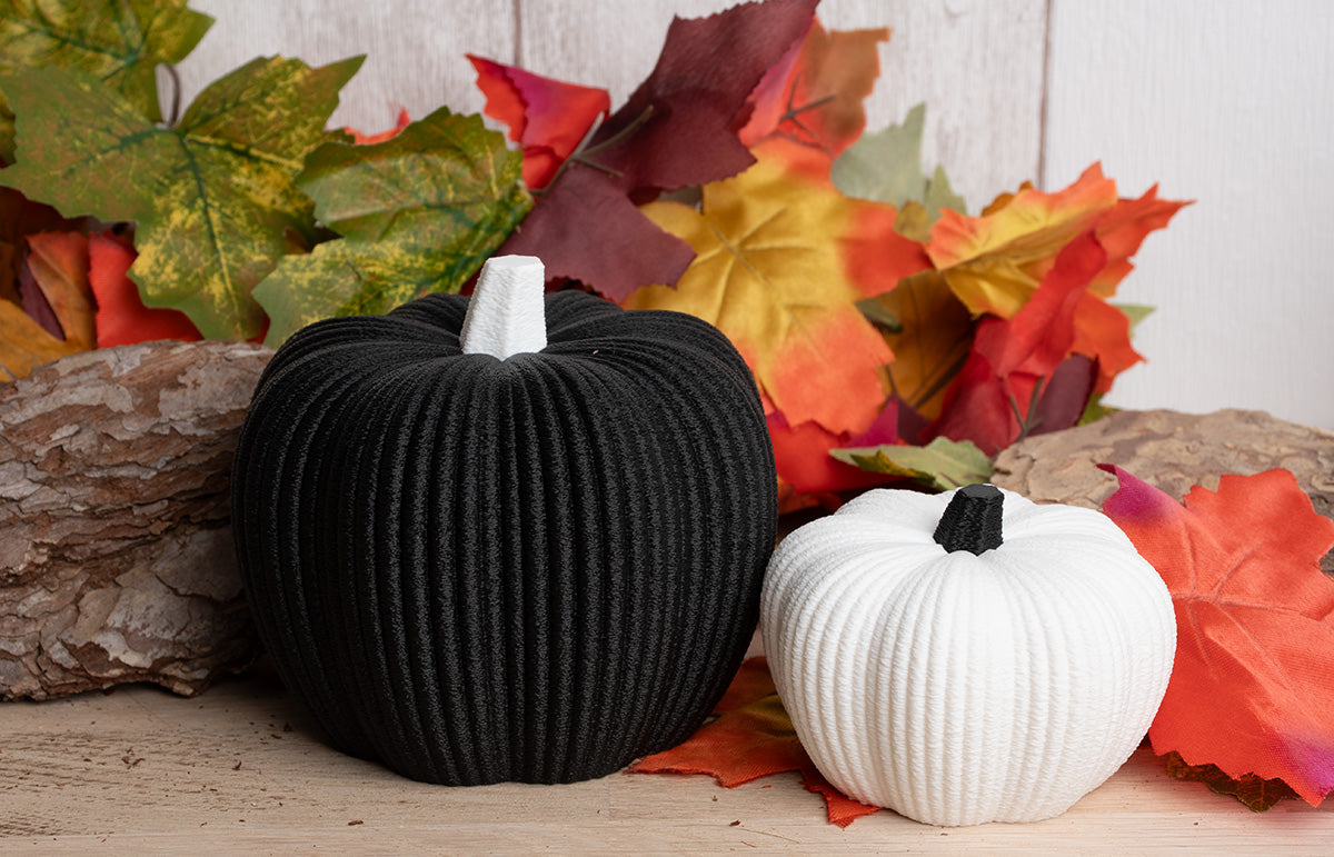 Stilvolle Kürbis Herbstdeko – Moderner Kürbisse aus PLA | Herbst, Halloween & Ganzjahresdeko