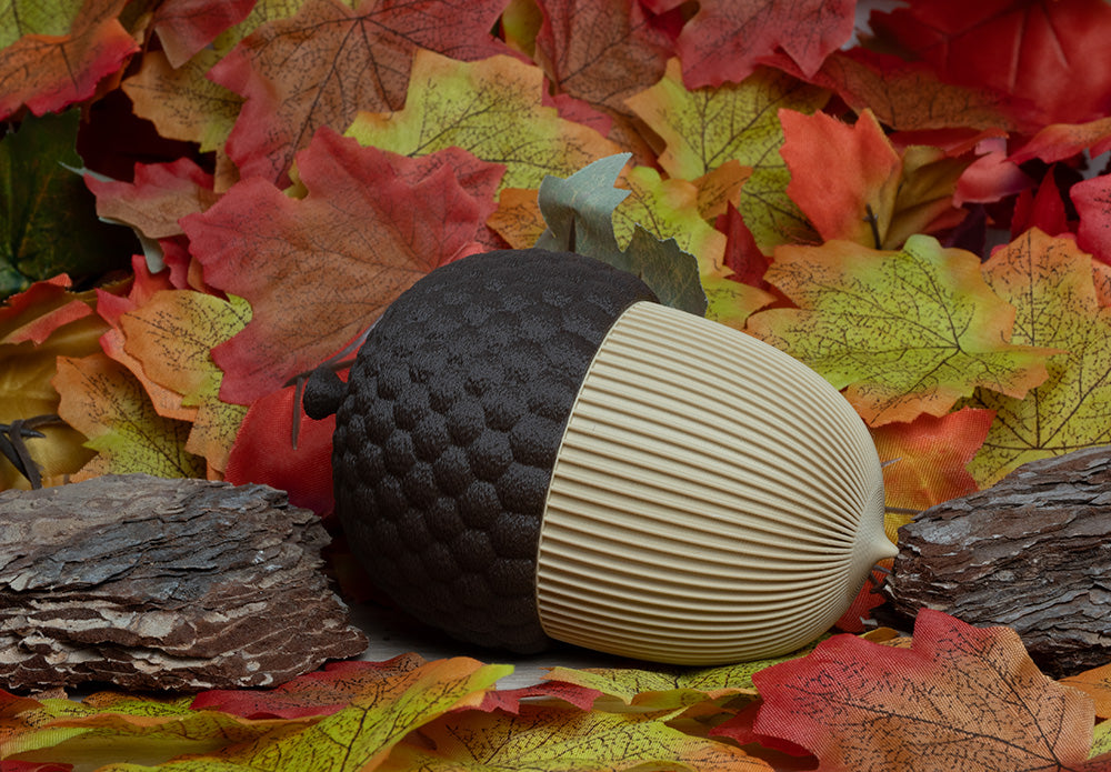 Eichel-Dose | Dekorative Aufbewahrungsbox | Natur-inspirierte Schmuckdose | Geschenkidee aus nachhaltigem Design | Herbstdeko | Herbst