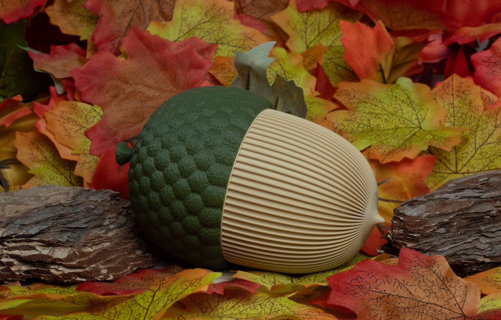Eichel-Dose | Dekorative Aufbewahrungsbox | Natur-inspirierte Schmuckdose | Geschenkidee aus nachhaltigem Design | Herbstdeko | Herbst
