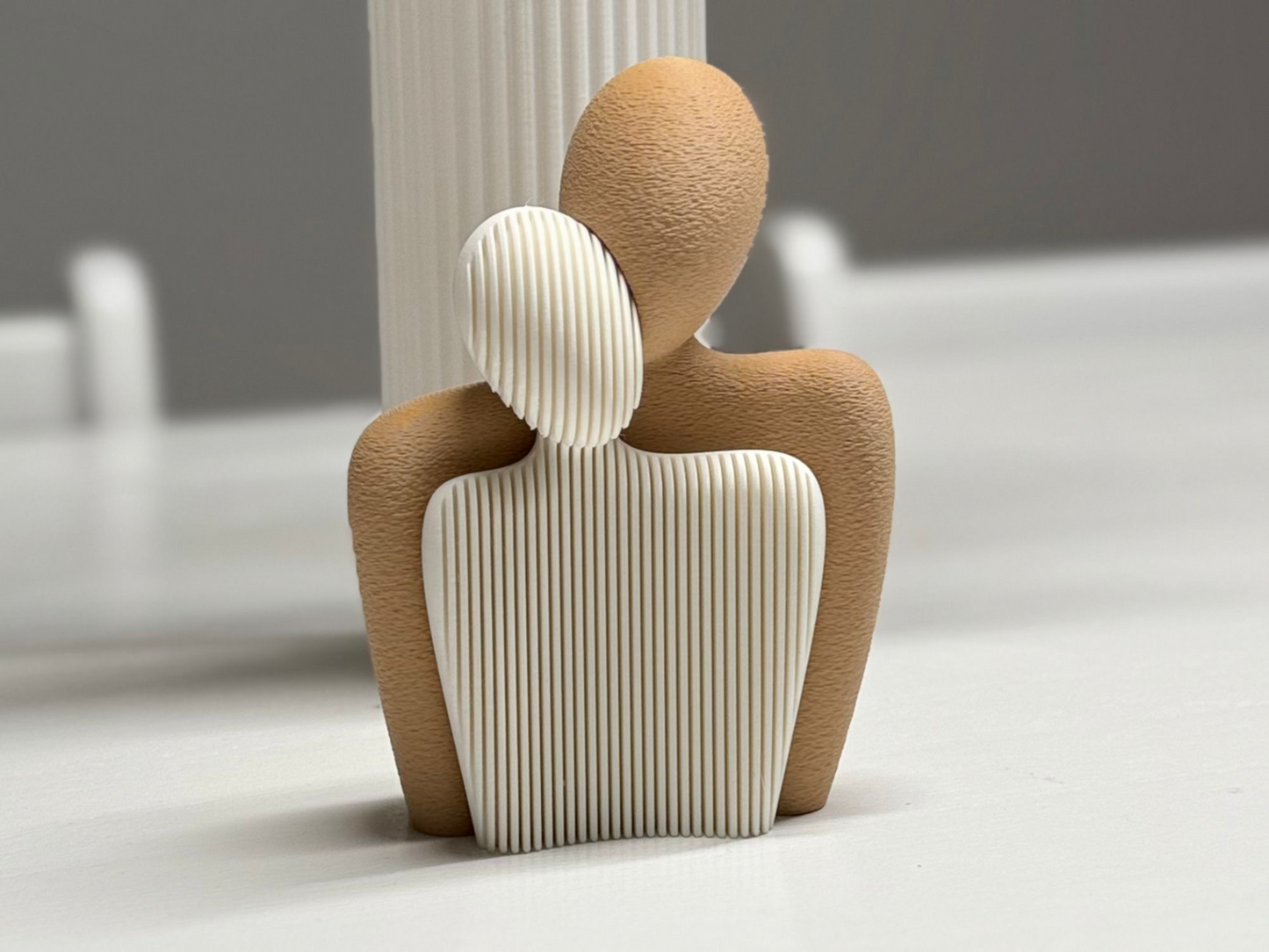 Liebespaar Figur – Geschenk zum Valentinstag & Jahrestag – 3D-Druck Skulptur – romantische Dekoration für Paare