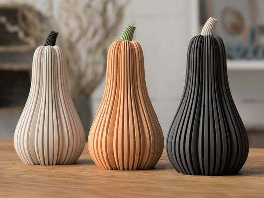 3D gedruckter Flaschenkürbis – Stilvolle Herbstdeko | wohnaccessoire | home decor