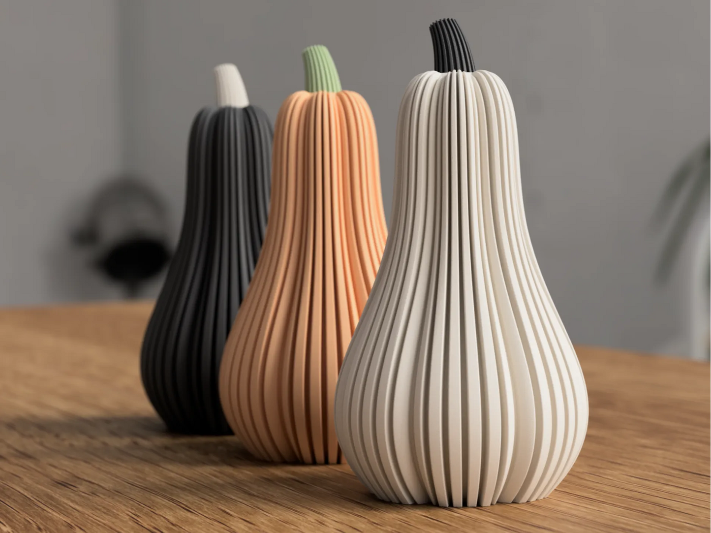 3D gedruckter Flaschenkürbis – Stilvolle Herbstdeko | wohnaccessoire | home decor