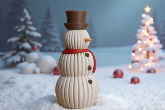 Schneemann | Dekoration | Winterzeit | Weihnachszeit | Weihnachten | Winter | 3D Druck | Figur | Weihnachtsdekoration | Skandinavische Deko