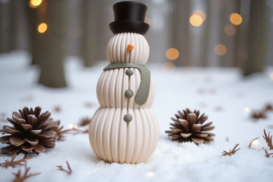 Schneemann | Dekoration | Winterzeit | Weihnachszeit | Weihnachten | Winter | 3D Druck | Figur | Weihnachtsdekoration | Skandinavische Deko
