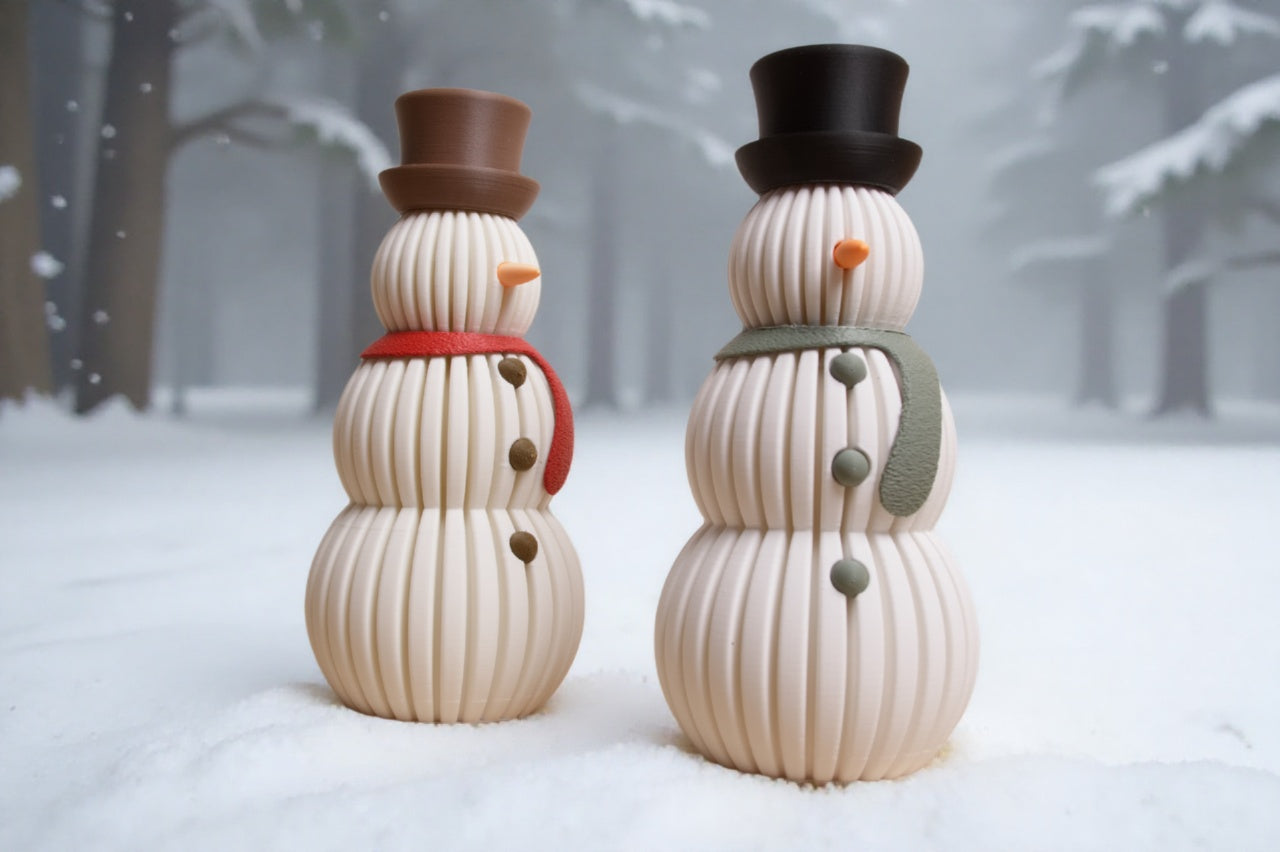 Schneemann | Dekoration | Winterzeit | Weihnachszeit | Weihnachten | Winter | 3D Druck | Figur | Weihnachtsdekoration | Skandinavische Deko