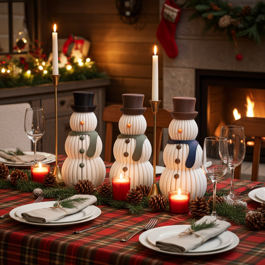 Schneemann | Dekoration | Winterzeit | Weihnachszeit | Weihnachten | Winter | 3D Druck | Figur | Weihnachtsdekoration | Skandinavische Deko