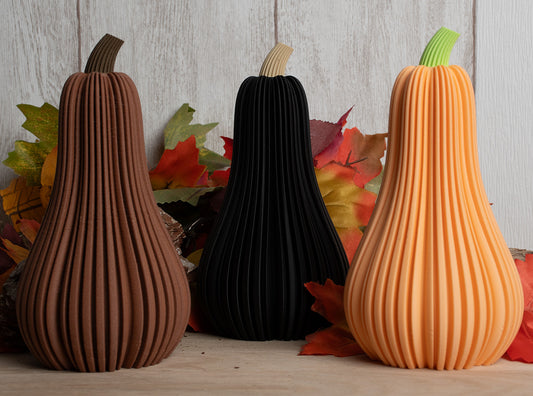 3D gedruckter Flaschenkürbis – Stilvolle Herbstdeko | wohnaccessoire | home decor