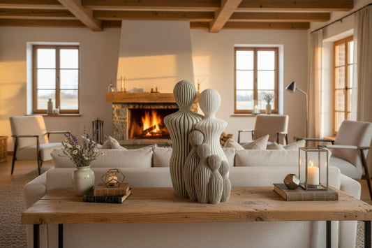 Familie mit vier Kindern