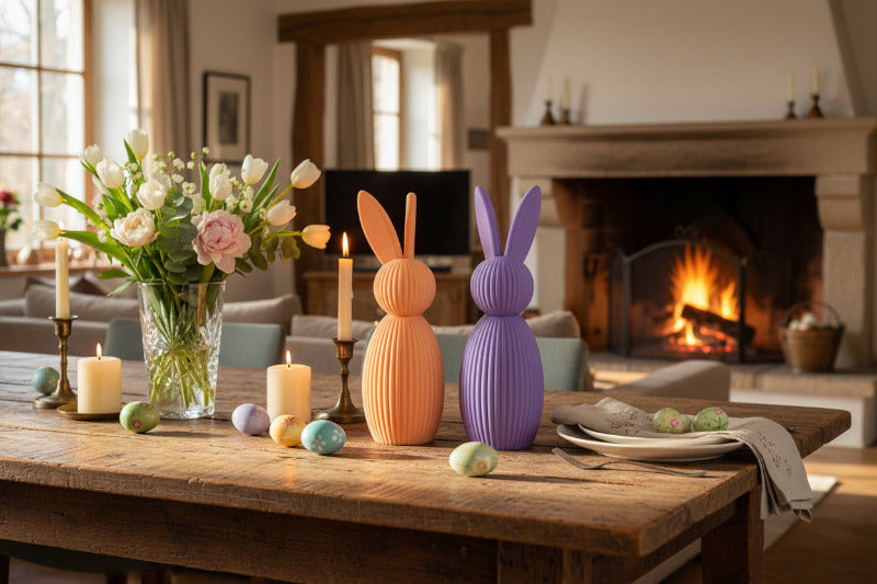 Minimalistischer Osterhase – 3D Druck – Moderne Osterdekoration