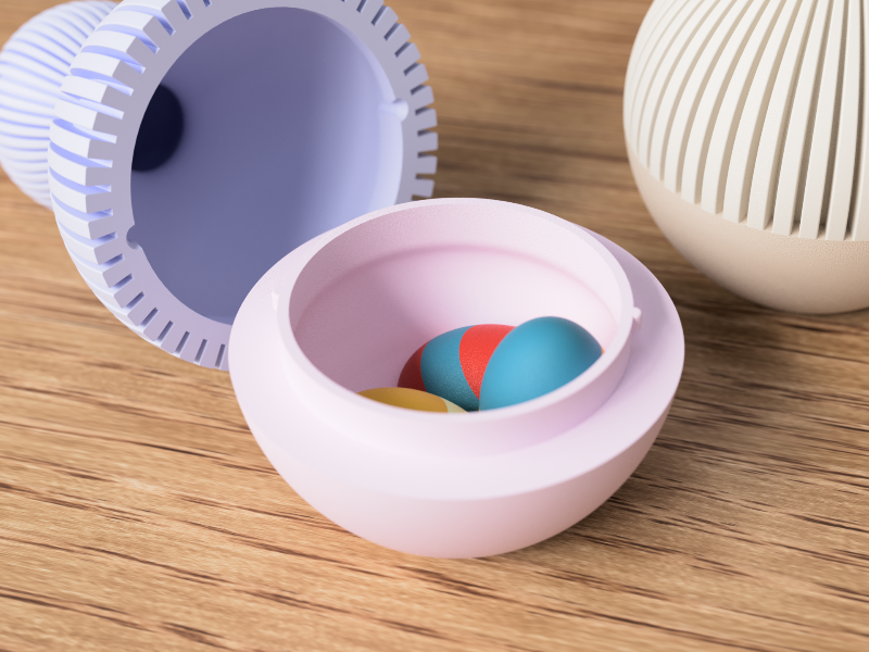 Hasen Dose mit Deckel | Minimalistische Osterdeko