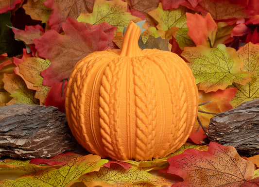 Knitted Pumpkin | Gestrickter Kürbis | Kürbis Deko für Herbst |Tisch & Halloween