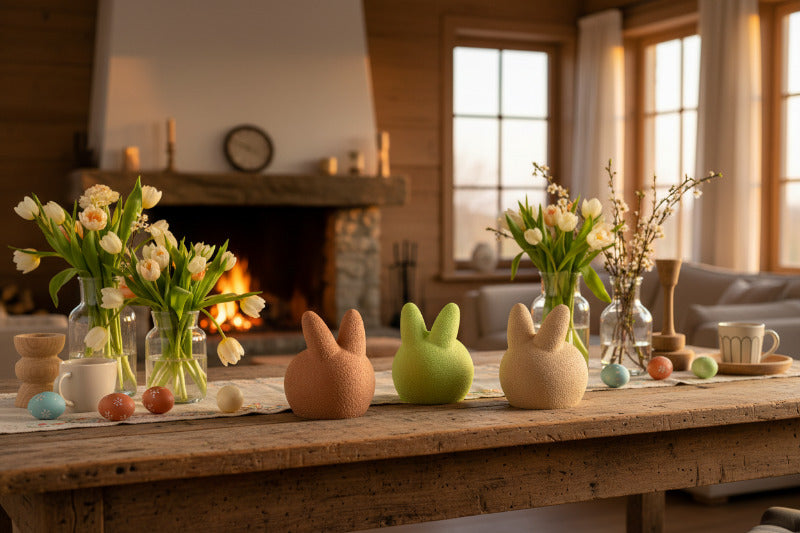 3D gedruckte LED Hasenteelichthalter