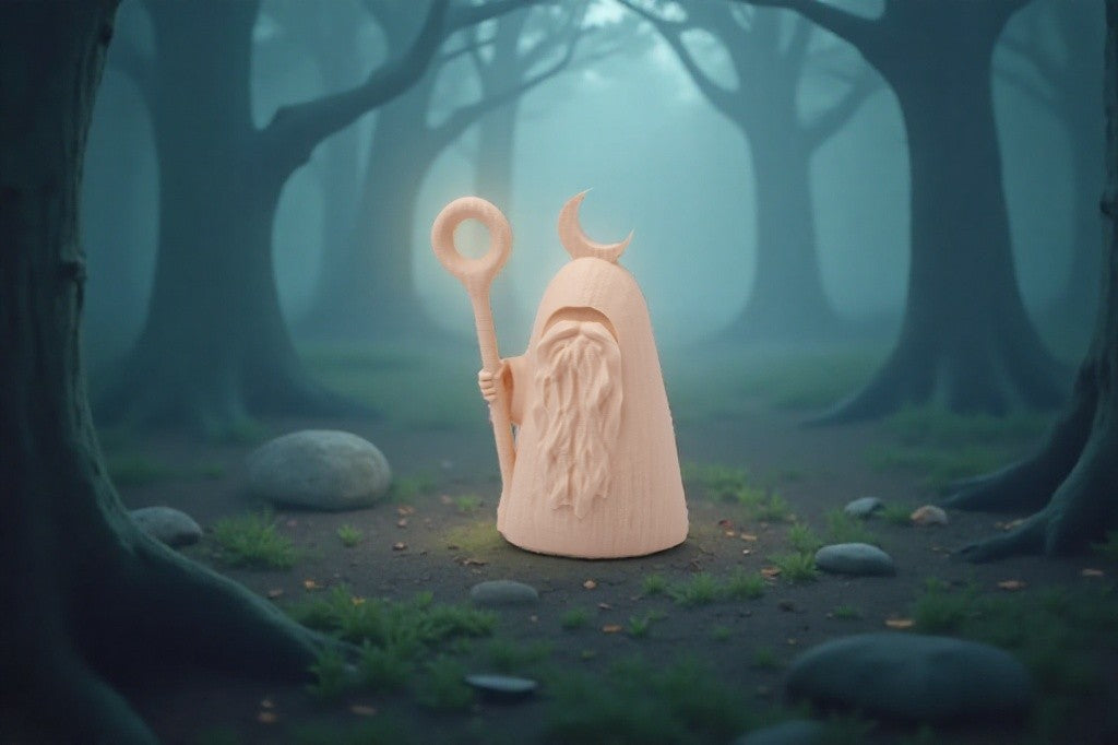 Mondwaldwächter – Zauberhafte Zaubererfigur