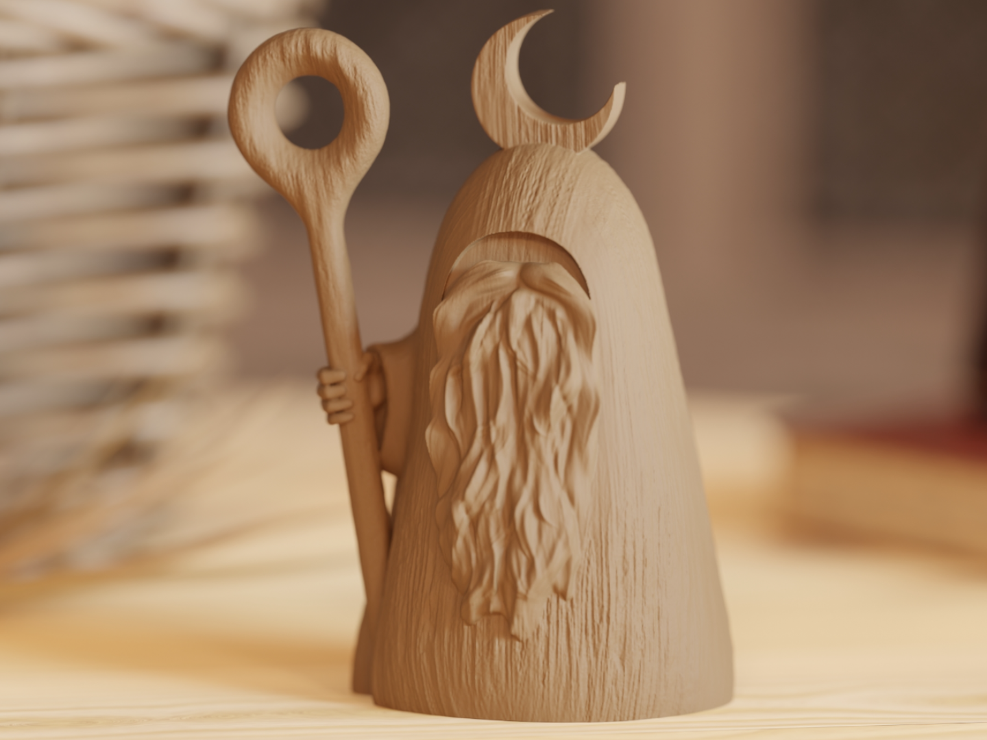 Mondwaldwächter – Zauberhafte Zaubererfigur